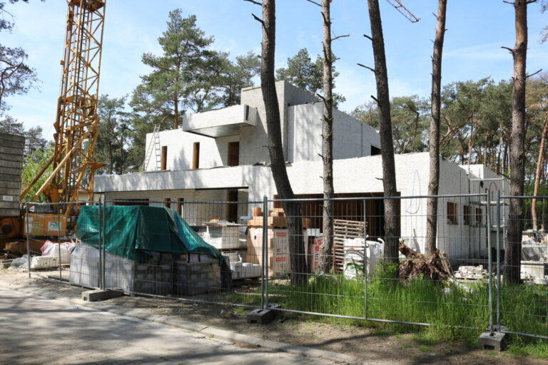Plat dak voor nieuwbouw villa, Lommel