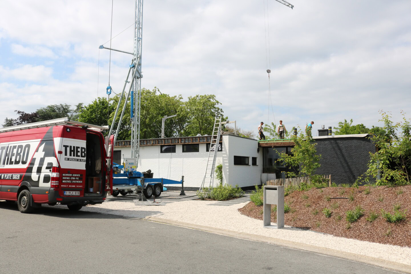 Totaalrenovatie plat dak, Lommel