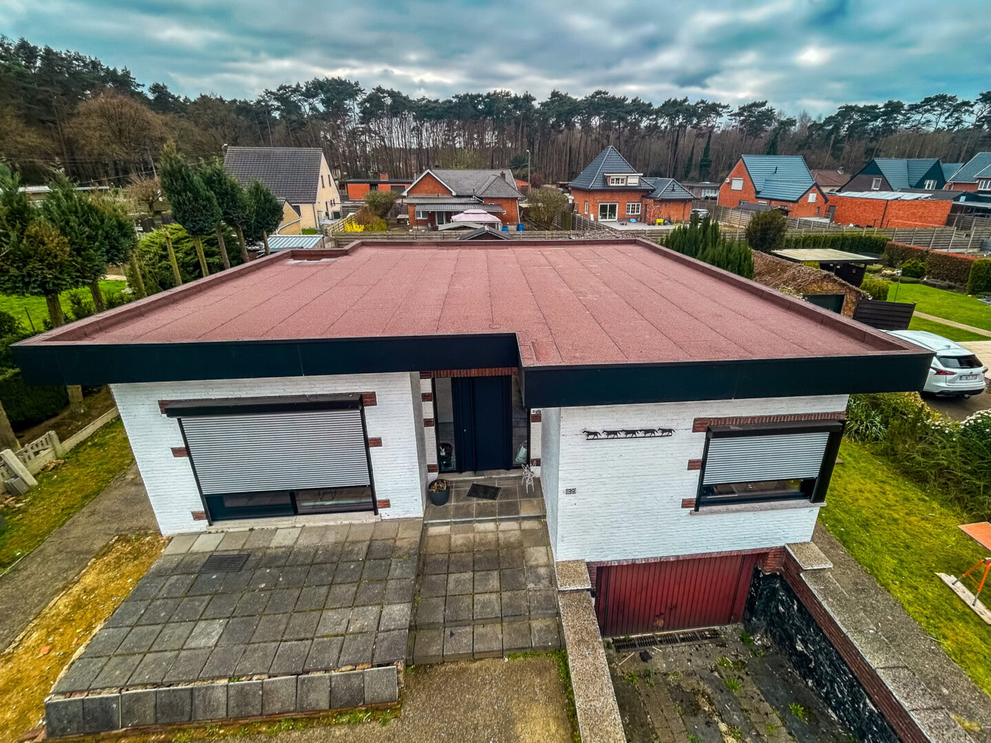 Renovatie plat dak in Ham